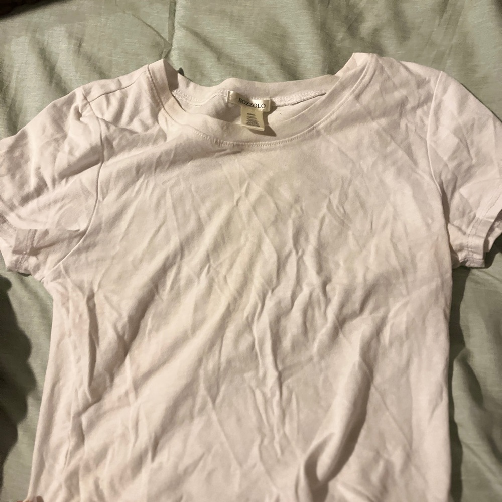 Bozzolo Cream Short Sleeve Top